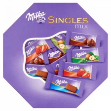  Milka Singles Mix alpesi tejcsokoládé válogatás 138 g csokoládé és édesség