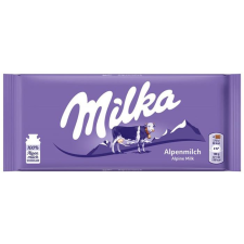 Milka Táblás csokoládé, 100 g, milka, alpesi tej 4047006 csokoládé és édesség