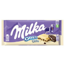 MILKA TÁBLÁS CSOKOLÁDÉ OREO WHITE 100G csokoládé és édesség