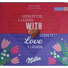 Milka With Love Mogyorókrémes 110g csokoládé és édesség