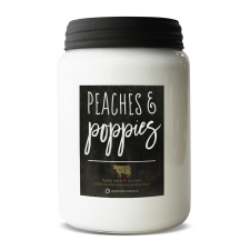 Milkhouse Candle Co. MILKHOUSE CANDLE Barack és mák illatgyertya Farmhouse Jar (737 g), gyertya