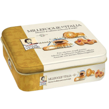 Millefoglie keksz 375g fémdobozos csokoládé és édesség