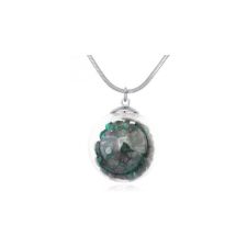 MILLION- SWAROVSKI KRISTÁLYOS NYAKLÁNC-ZÖLD nyaklánc