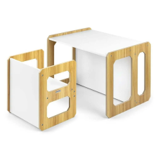 Milly Mally Stella 3 az 1-ben bútorkészlet - Asztal és szék Natural gyermekbútor