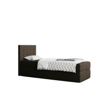 milo Elfendrop boxsping ágy boxspring ágy, barna gyermekbútor