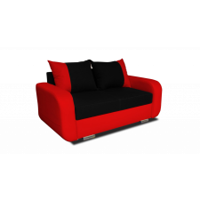 milo FERO 2-es kanapé (fix), piros - fekete bútor