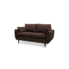 milo LUCYNA 2-es kanapé (fix), sötétbarna bútor