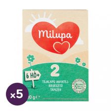 Milupa 2 tejalapú, anyatej-kiegészítő tápszer 6 hó+ (5x500 g) bébiétel
