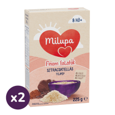 Milupa Finom falatok, sztracsatellás/stracciatellás tejpép 8 hó+ (2x225 g) bébiétel