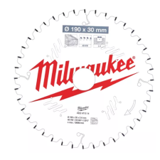 Milwaukee 4932471314 Körfűrészlap - 190x30x2,4 mm, Fogszám: 40 db (4932471314) fűrészlap