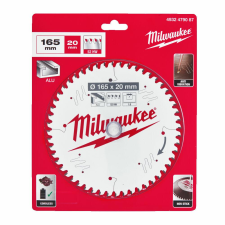 Milwaukee 4932479087 Körfűrészlap - 165x20x1,6 mm, Fogszám: 52 db (4932479087) fűrészlap