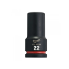 MILWAUKEE Gépi hosszú dugókulcs 3/4" 22 mm CrMo