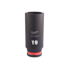  MILWAUKEE Gépi hosszú dugókulcs 3/8" 19 mm CrMo dugókulcs