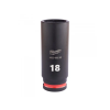 Milwaukee MILWAUKEE Gépi hosszú dugókulcs 3/8" 18 mm CrMo