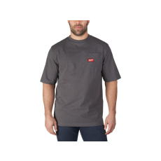 Milwaukee Milwaukee WTSSG-M Rövid ujjú zsebes póló Sötétszürke