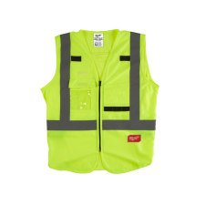 MILWAUKEE Tartozék Milwaukee Láthatósági mellény, sárga - 2XL/3XL 1 db 4932471891 láthatósági ruházat