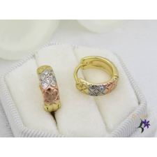  Mima antiallergén gyermek metszett karika fülbevaló-multikolor fülbevaló