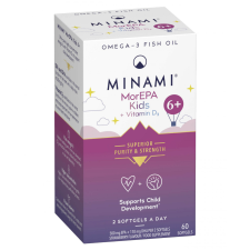 Minami Morepa mini kids 6+ d3-vitminnal kapszula 60 db gyógyhatású készítmény