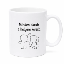  Minden darab a helyére került. Romantikus lánykérő bögre bögrék, csészék