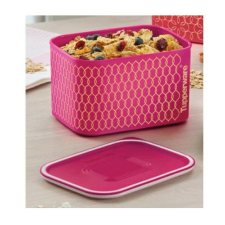  Mindennapi szögletes/Tároló 1,3 liter Ünnepi bordó -Tupperware papírárú, csomagoló és tárolóeszköz