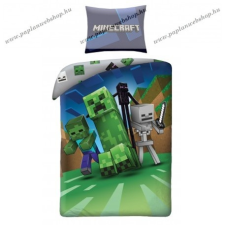 Minecraft ágyneműhuzat garnitúra, Creeper zöld (100 % pamut) (199) lakástextília