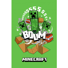 Minecraft Boom Creeper szuper puha polár takaró 100*150cm lakástextília