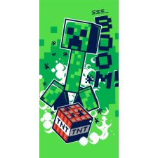  Minecraft fürdőlepedő, strand törölköző Boom 70*140cm lakástextília