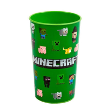 Minecraft Green műanyag pohár 250 ml konyhai eszköz