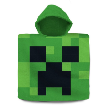 Minecraft Green strand törölköző poncsó 60x120 cm lakástextília