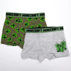  Minecraft gyerek boxeralsó 2 darab/csomag 8 év
