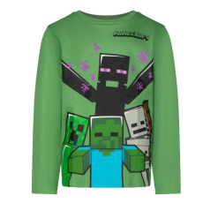  Minecraft gyerek hosszú ujjú póló, felső 10 év
