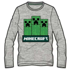 Minecraft gyerek hosszú ujjú póló felső szürke trió 6év gyerek póló
