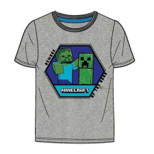 Minecraft gyerek rövid póló felső grey 6év gyerek póló