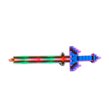 Minecraft kard Villog-Világít és Hang Effektes RÓZSASZÍN katonásdi