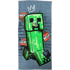 Minecraft Metro Art Creeper fürdőlepedő, strand törölköző 70x140cm lakástextília