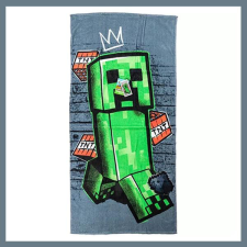 Minecraft Metro Art Creeper fürdőlepedő, strand törölköző 70x140cm CBX2422454MC lakástextília