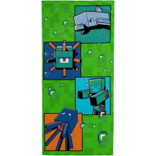 Minecraft Ocean Depths fürdőlepedő, strand törölköző 70x140cm babatörülköző, kifogó