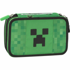 Minecraft Pixel School 3 rekeszes tolltartó tolltartó