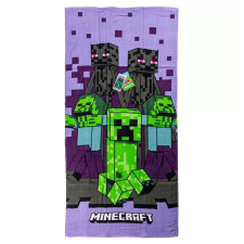  Minecraft Purple fürdőlepedő, strand törölköző 70x140cm CBX24002024MC lakástextília
