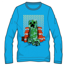 Minecraft sötétben világító gyerek hosszú ujjú póló, felső 6 év