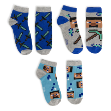 Minecraft Steve zokni, 27/30-as méret gyerek zokni
