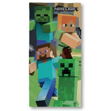 Minecraft strandtörölköző, fürdőlepedő - Steve és Alex babatörülköző, kifogó