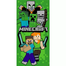 Minecraft Swordfight fürdőlepedő, strand törölköző 70x140cm (Fast Dry) babatörülköző, kifogó