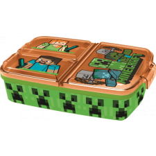 Minecraft több rekeszes uzsonnás doboz, szendvicsdoboz II. osztály babaétkészlet