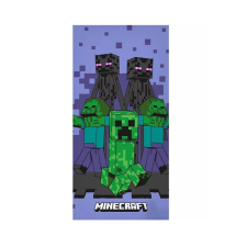 Minecraft törölköző fürdőlepedő purple 70x140cm lakástextília