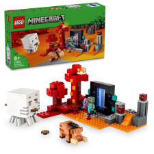 Minecraft Zaséta a Nether Portálnál LEGO készlet lego
