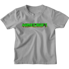  Minecraft Zombie Logó - Gyerek Póló