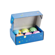  Mineris gyerek fürdőbombák – 6 színes bolygó, 6 kalandos fürdés! tusfürdők