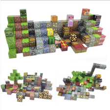  MINEworld craft mágneses építőkocka 102darabos-véletlenszerű kreatív és készségfejlesztő