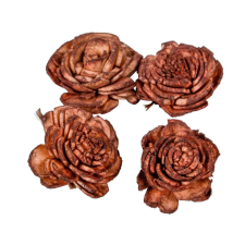  Ming boglárka barna 2cm 100db-os dekorációs kellék